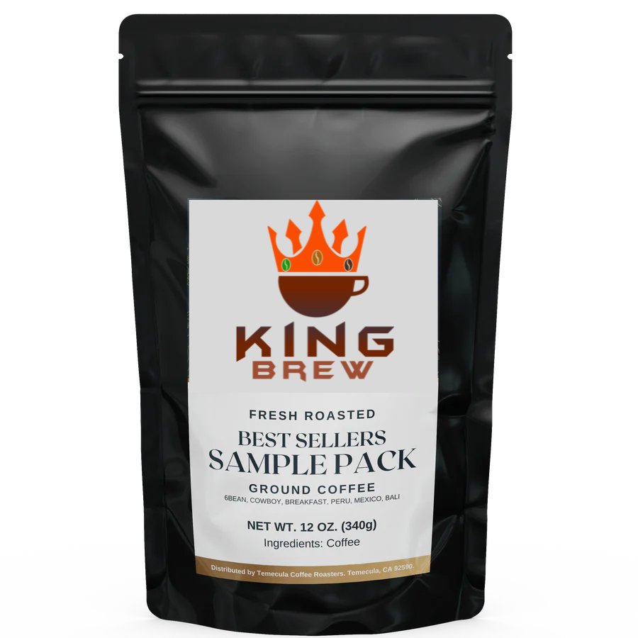 Best Sellers Sample Pack: 6Bean, Cowboy, Breakfast, Peru, Mexico, Bali